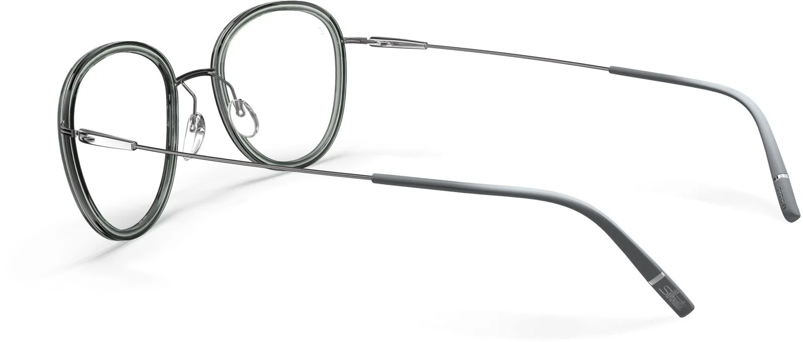 Silhouette Dynamics Colorwave Contour 5581 Eyeglasses - Ruthenium / Graphite - view 26